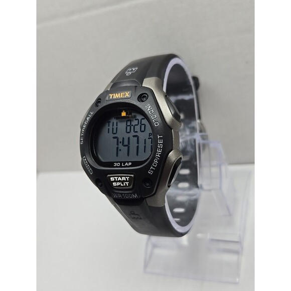 Timex Ironman Classic 30 Lap Watch 40mm Indiglo WR100M New Battery Quartz Mens - Picture 2 of 11